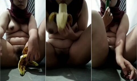 Video jilbab colmek pake pisang